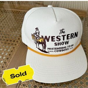(SOLD) Sendero Provisions Co. Western Show Adjustable Snapback Hat